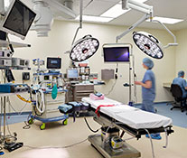 Photo of an operating room. Links to Gifts by Will